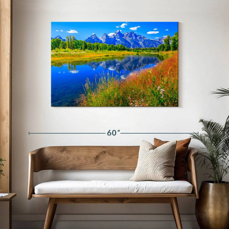 Grand Tetons pittoresque d'Alvord, H 30 po x l 45 po