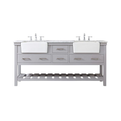 Pelaghia 72'' Double Bathroom Vanity