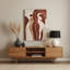 Abstract Figurative 17 Brown Metal Wall Art-1070647906
