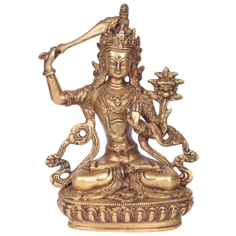 Figurine dieu bouddhiste tibétain Manjushri