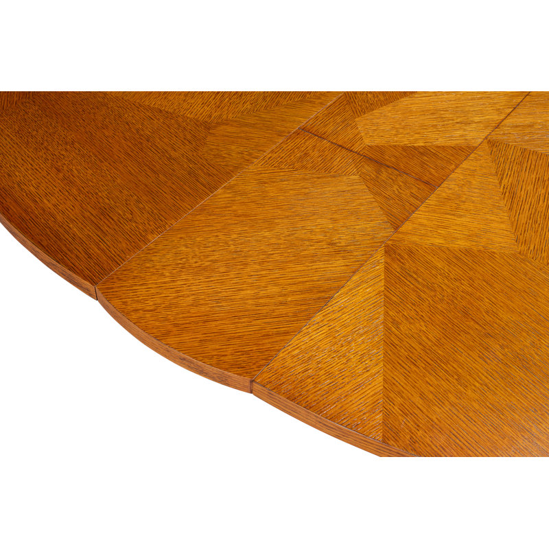 Giselle Round Dining Table, 30"H x 55"L x 55"W, Tobacco Brown
