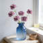 6 œillets fleurs artificielles avec tiges-388998682