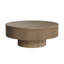 Talyth Circular Solid Wood Coffee Table with Gloss Finish-318250657-333487288