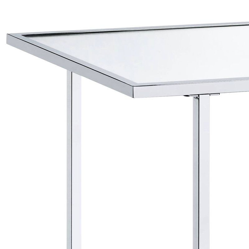 Console moderne en simili marbre miroitant