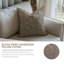 Housse de coussin décoratif en lin 24 x 24, housse de coussin en lin épais imprimé à la main, taie d'oreiller - Meraki-1508307622-1525704587