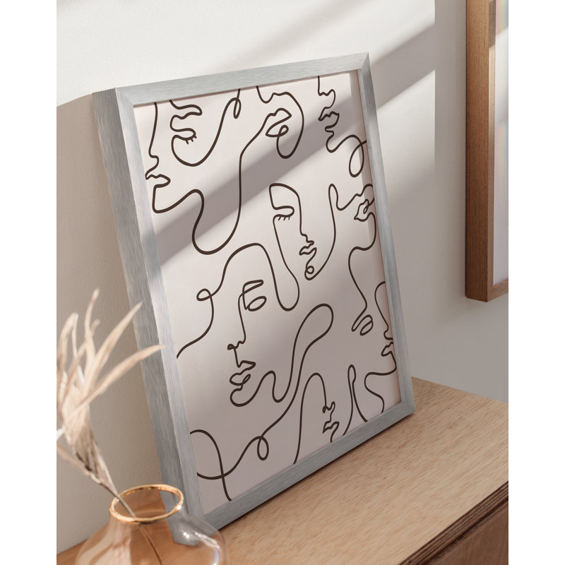 Cadre en aluminium (ensemble de 1), Argent, L 11 po x H 14 po