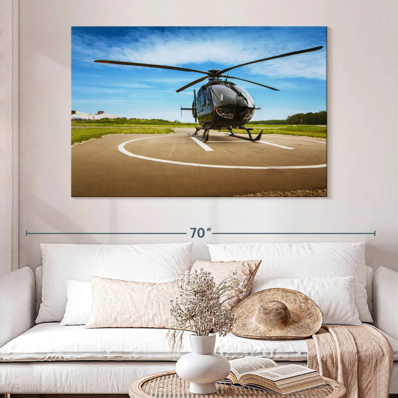 Mehar Helicopter, 34" H x 51" W