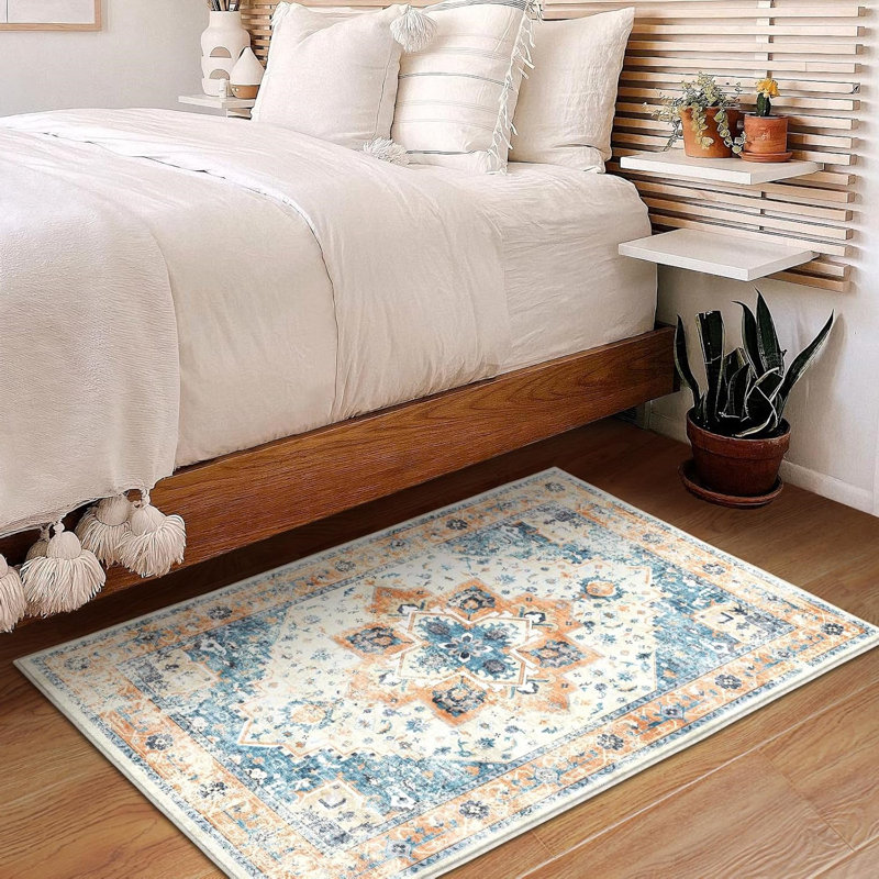 Floral 60cm X 90cm Area Rug