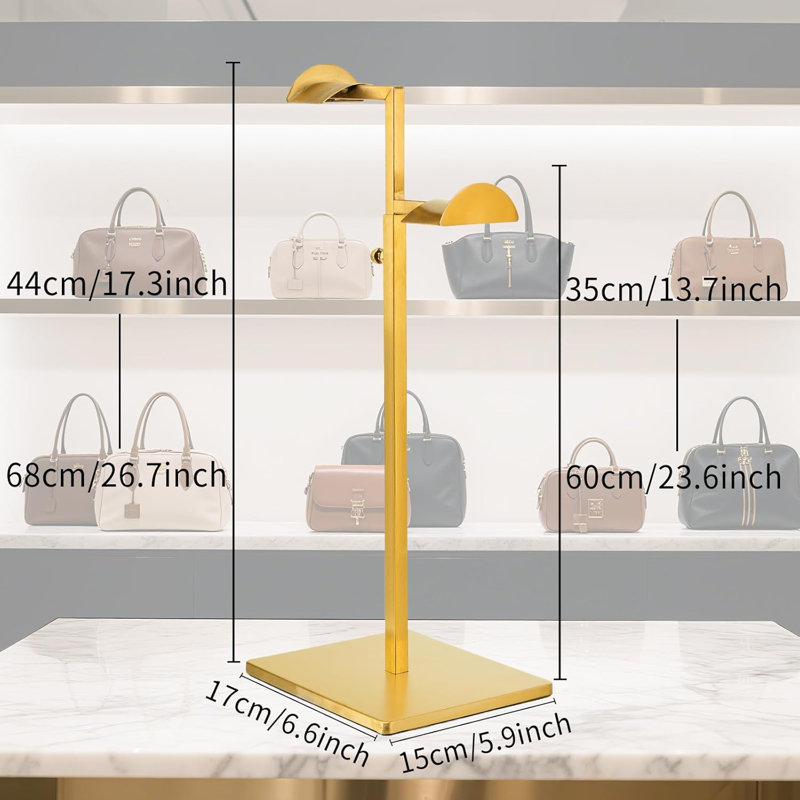 2PCS Stainless Steels Purse Stand Holder