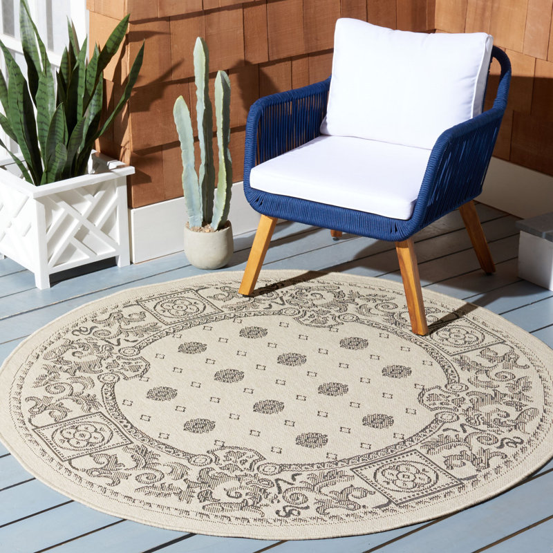 Herefordshire Performance Oriental Rug, Round 5'3"