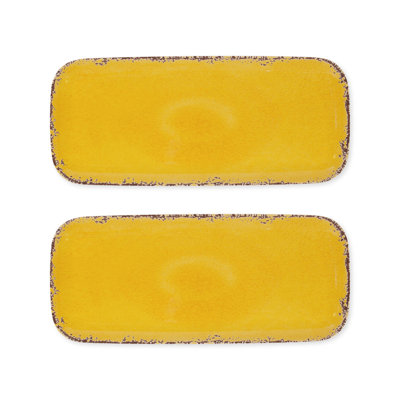 2-Piece Crackle 15" Tray