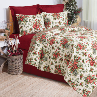 Mataro Cotton Floral Quilt