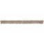 Dallas 12" x 1" Matte Resin Chair Rail Tile Trim in Tan-54509054
