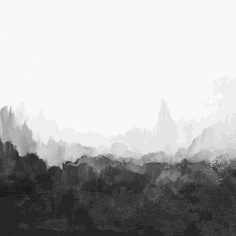 Dark Gradation, 12" W x 12" H  
