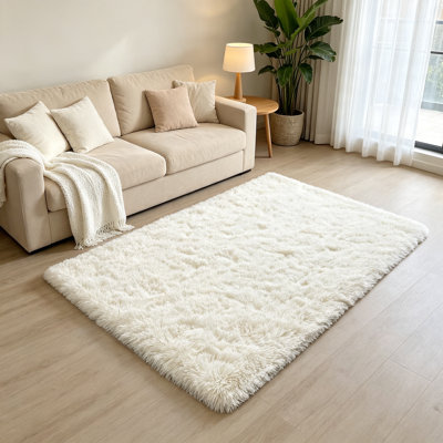 Deep Pile Fluffy Shaggy Area Rug for Indoor Use 