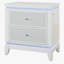 Table de chevet blanche ADALID