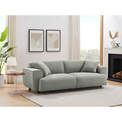 Wallas 231.1Cm Round Arms Sofa