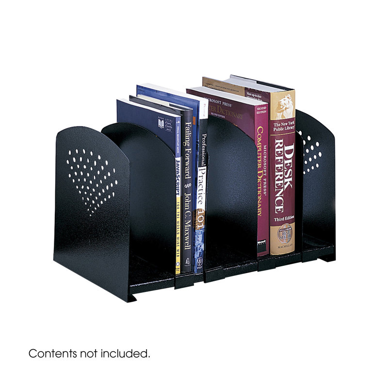 Bibliothèque à cinq sections réglable, Noir