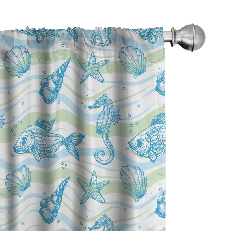 Semi-Sheer Rod Pocket Sliding Panel, 28" x 84"