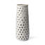 Vase de plancher en céramique 19 po gris-1862929319