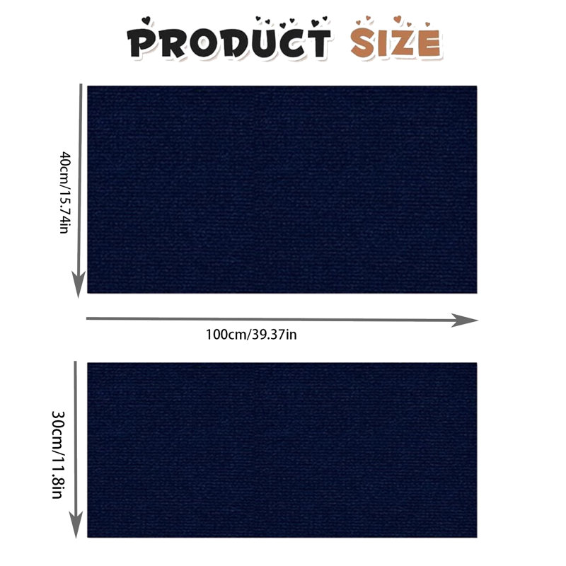Fullmore Scratching Post, 39.3" H x 15.7" W x 0.19" D, Dark Blue