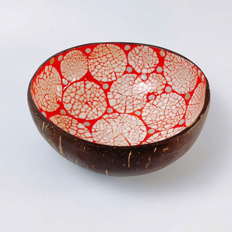 ensemble de 3 bols décoratifs de taille moyenne pour maison, Laque mosaïque coquille d'œuf