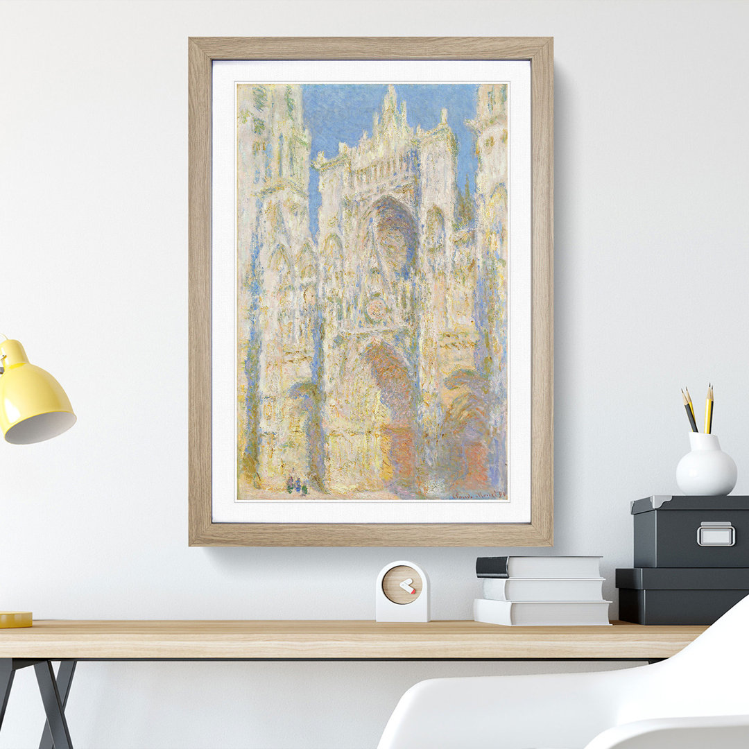 Rouen Cathedral Vol.2 by Claude Monet - Picture Frame Painting