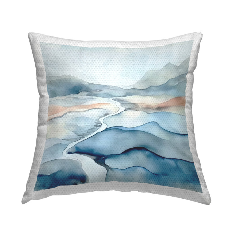 Abstract Outdoor Throw Pillow