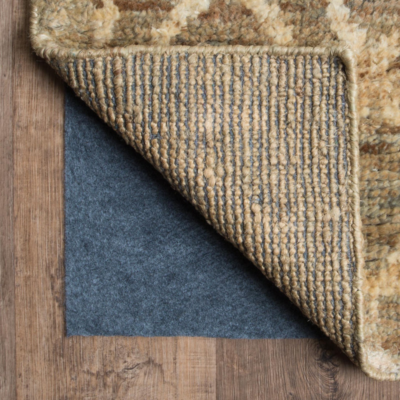 Dual Surface 0.1'' Thick Rug Pad, Runner 2'2" x 7'10"