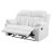 Daria Faux Leather Dual Reclining Loveseat-326876974-355708148