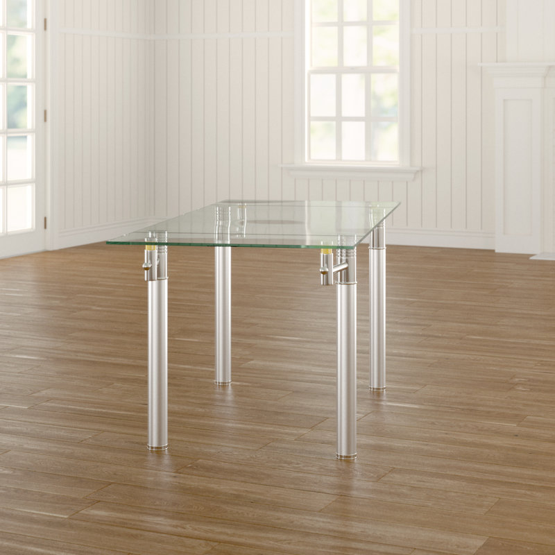 Glass Extendable Dining Table