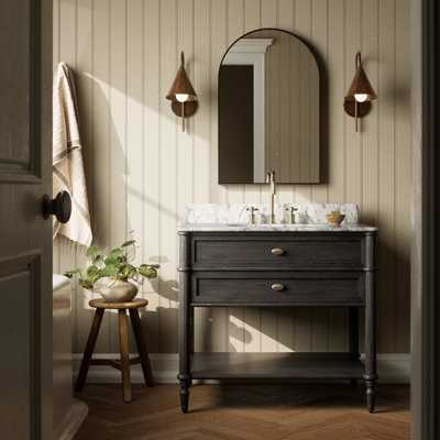 Mulry Single Vanity-Satin Veneer