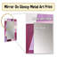 Mauve Motion Abstract Shapes - formes abstraites, miroir mural, miroir mauve, impression sur métal-824701922