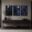 "Haunted Castle", ensemble de 3 toiles d'Halloween-1245944689