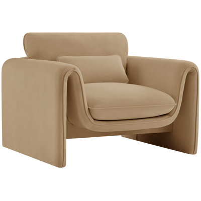 Sloan 42 inches W Velvet Armchair
