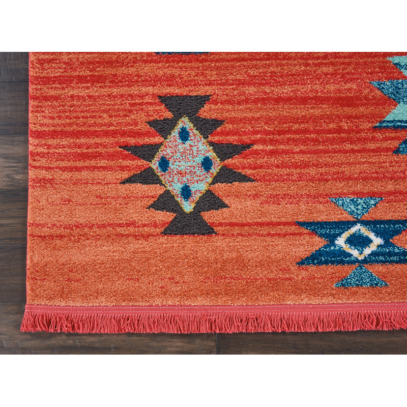 Bayne Southwestern Area Rug, Rectangle 119 x 188cm