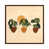 Toile avec cadre en bois brun classique n'est pas disponible