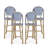 Battaglia Wicker Outdoor 29.5 " H Patio Stool-1343491193