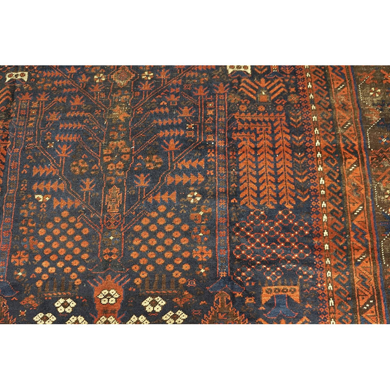 Tapis tribal afghan Mid Mid Century Century Baluch
