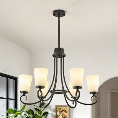 6 Light Dimmable Classic / Traditional Chandelier