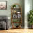 70.8" Modern 5-Tier Arched Bookcase