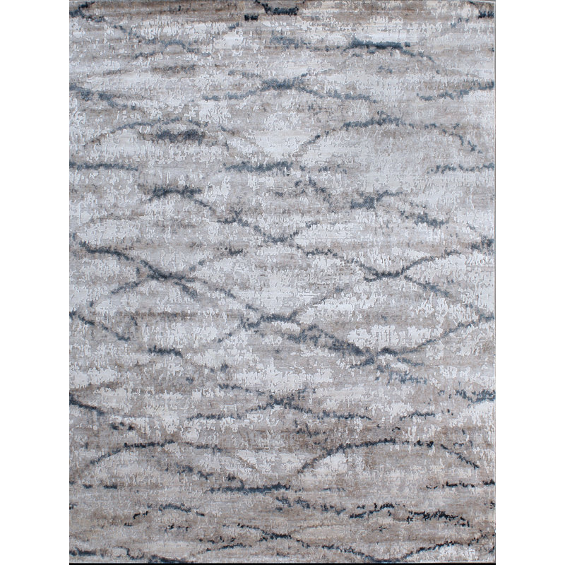 Tapis rectangulaire noué à la main 14 pi x 20 pi Rectangle