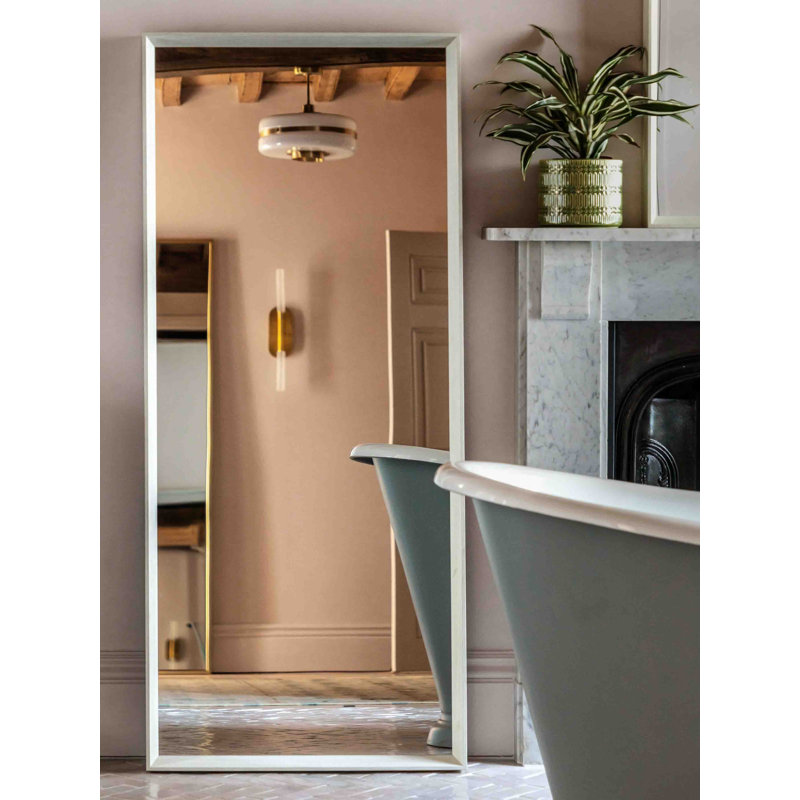 Rectangle Mirror, White