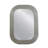 Eva Textured Metal Rectangular Mirror