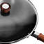 Dragon 11.81" Carbon Steel Wok with Lid
