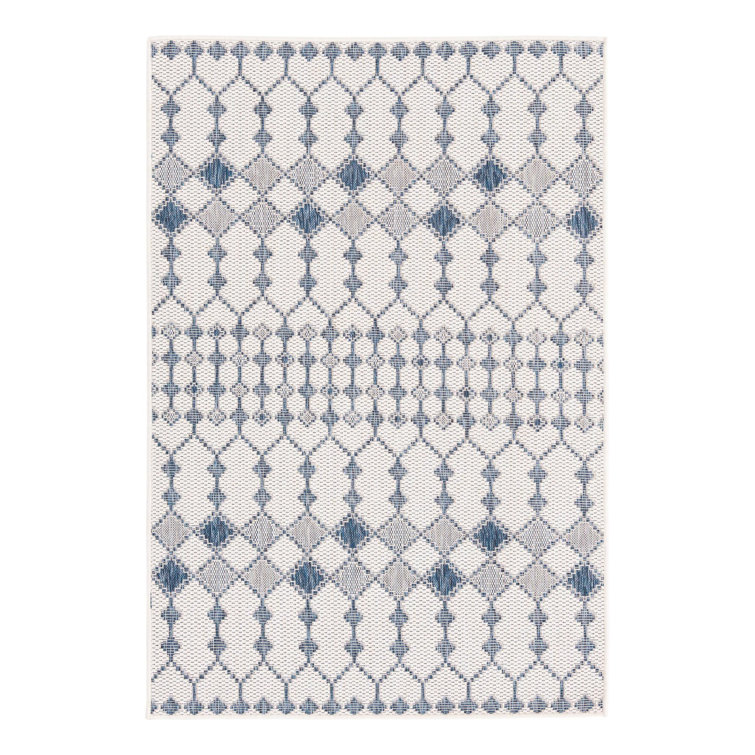 Ivory Traliccio Indoor/Outdoor Trellis Rug
