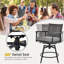 Tabouret de bar 25,5 "avec coussin Jessicah