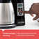 BLACK+DECKER 12 Cup Thermal Programmable Coffee Maker With Brew Strength And VORTEX Technology, Black/Steel