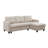 84.2" Wide Reversible Sofa & Chaise-517965073