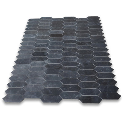 12" x 9" Marble Grid Mosaic Wall & Floor Tile
